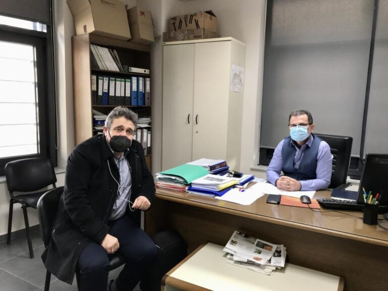 Στον ΕΛΓΑ Ηρακλείου μετά την έντονη χαλαζόπτωση ο Νίκος Ηγουμενίδης