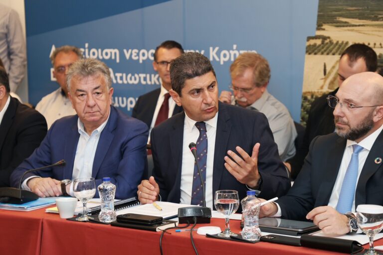 Λευτέρης Αυγενάκης: Masterplan για την ενιαία διαχείριση των νερών στην Κρήτη από ένα φορέα 